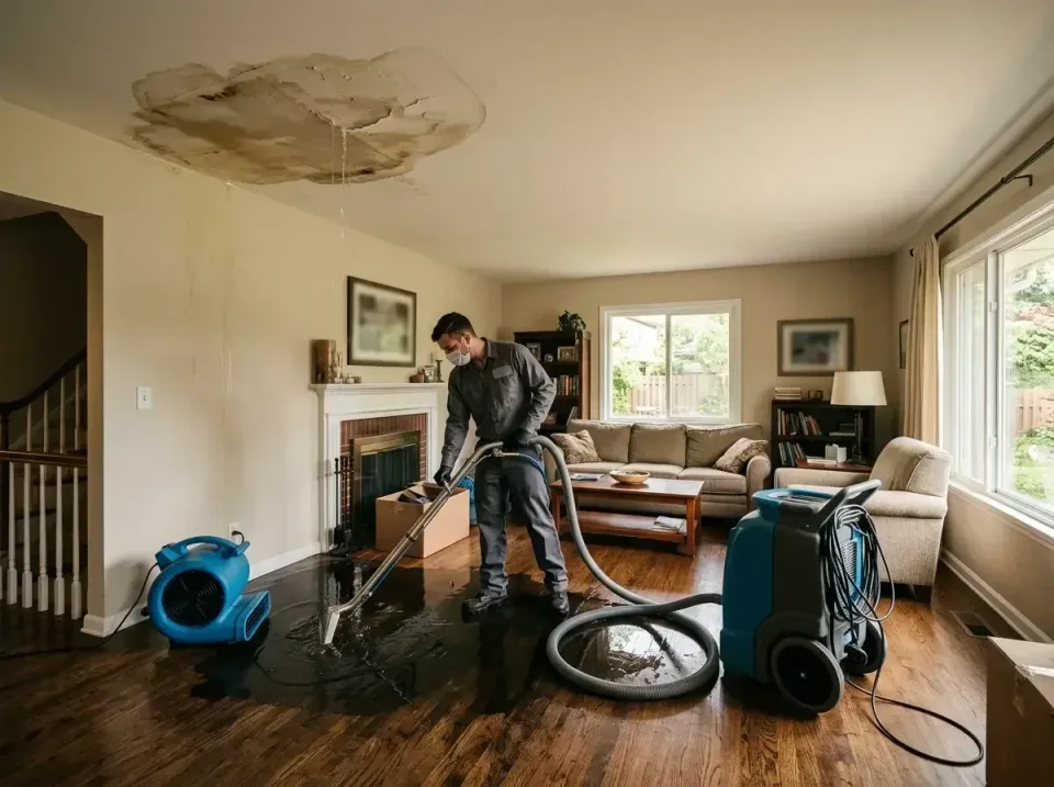 attic-pipe-burst-ceiling-drip-008 — frequently asked questions, Water Damage Restoration & Carpet Care in Hebron, KY
